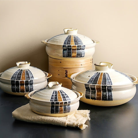 Ceramic Casserole Japanese Stoneware Cookware
