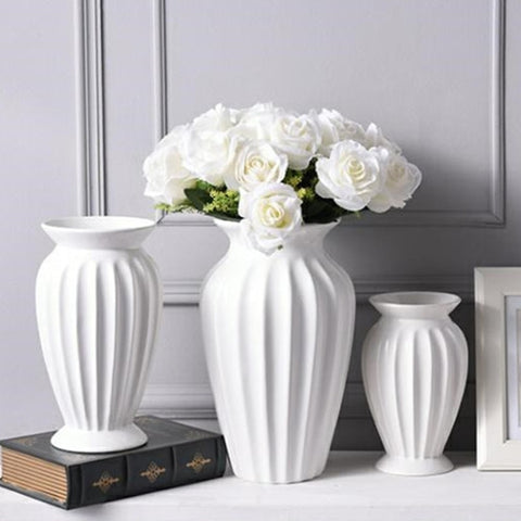 Modern Minimalist Europe Style Ceramic Flower Vase