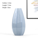 Blue Ceramic Flower Vase